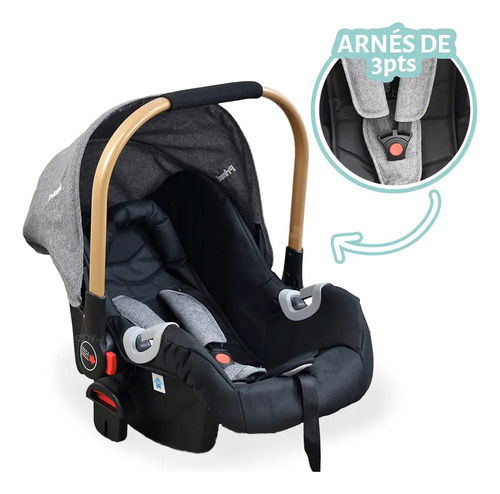Carriola De Paseo Prinsel Explore Travel System Lx Gris Negro