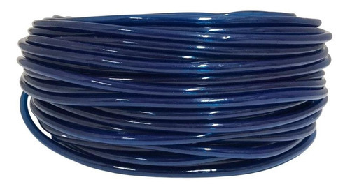 1 Kg Cordinha De Cadeira Coloridas Pvc Cor Azul