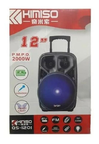 Corneta Kimiso Qs-1201 De 12 Pulgadas Altavoz Portátil