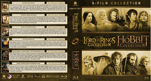 El Señor De Los Anillos El Hobbit Colección Blu Ray Oficial