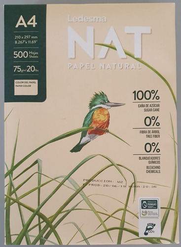 Papel A4 Papel Ecologico Reciclado (min 30)