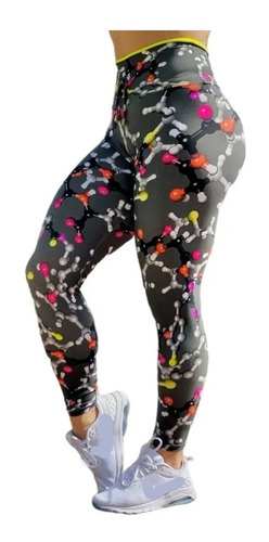 Imagem 2 de 5 de Calça Legging Com Franzido Efeito Empina Bumbum Ref. 604