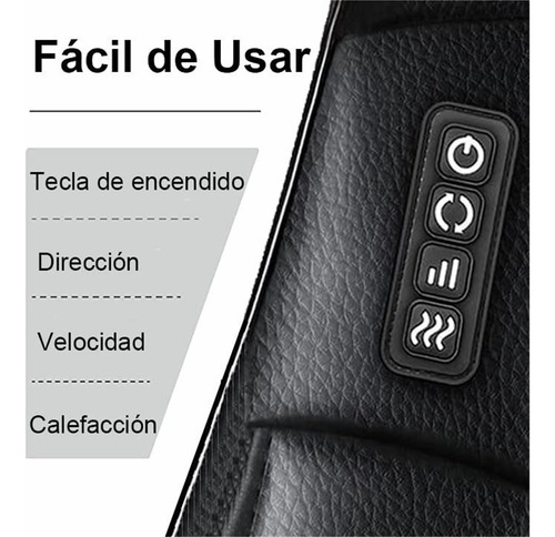 Masajeador C/ Calor Shiatsu Cuello Espalda Hombro Pies Qx214
