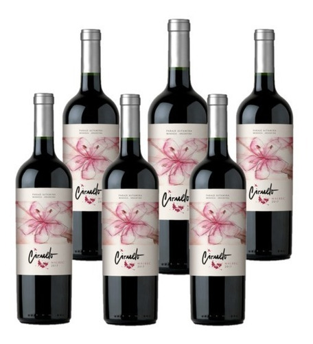 Vino Ciruelo Malbec - Caja X 6 Un - Fincas Las Glicinas