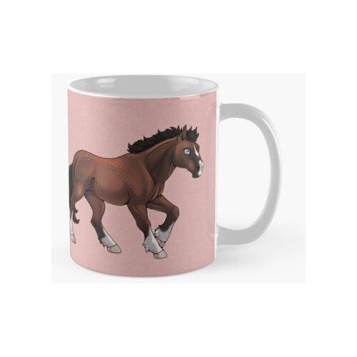 Taza Diseño De Caballo Bayo Calidad Premium