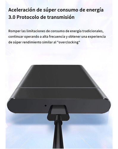 Disco Portátil Duro Externo Alta Velocidad Ssd 4tb Negro