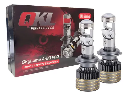Cree Led Lupa H7 Qkl A-80 Pro 120w Canbus No Error 60000lm H7 Blanco Frío