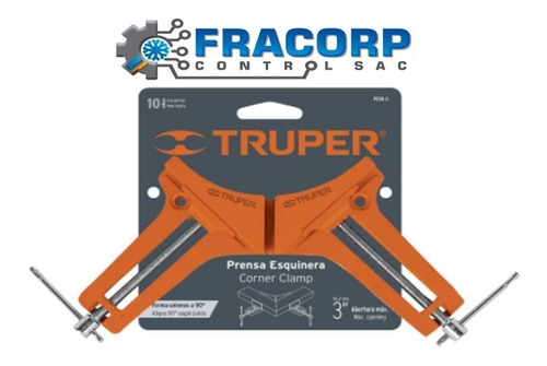 Imagen 1 de 3 de Prensa Esquinera Profesional 3 De Aluminio Truper Cod 17690
