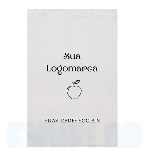 Logomarca Envelope De Plástico Com Logomarca Logo 19x25 250