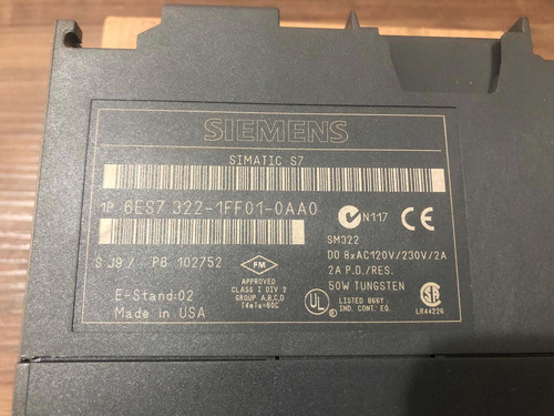 6es7322-1ff01-0aa0 Módulo De Saída Siemens - Novo