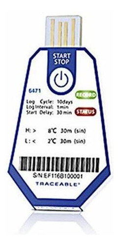 Thomas 1154q18 Traceable One Single-use Usb Data Logger