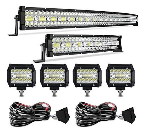 Barra De Luz - Barra De Luz Led De 50 Pulgadas, 1032 W+22 Pu