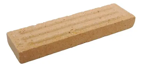 Ladrillo Refractario Fachada Estriada 23x6.5x2.5 10un Cobian
