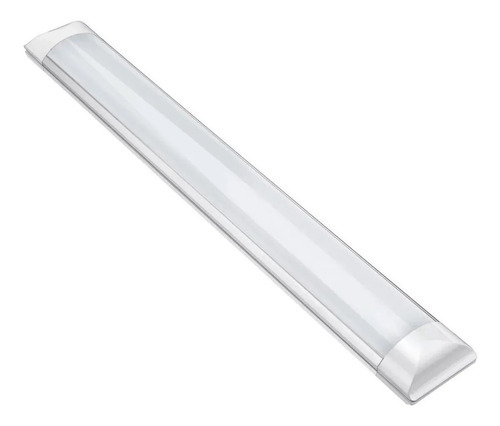 Kit 3 Luminária Tubular De Sobrepor Led Slim 20w 60cm Branco