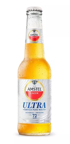 Imagem 1 de 1 de Cerveja Lager Puro Malte Sem Glúten Ultra Amstel 275ml