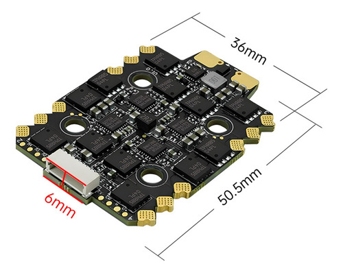 E70 G1 4 En 1 Esc 2-8s 70a Blheli 32 Bits 128 K Uav Esc Para