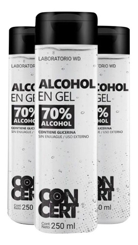 Imagen 5 de 9 de Alcohol En Gel X 250ml Certificado X12 Unidades