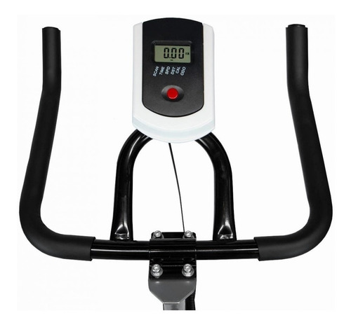Bicicleta fija Centurfit Estandar MKZ-BICI8815-8KG color negro y celeste