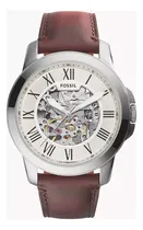 Comprar Fossil Grant Me3099 Reloj Skeleton Automático Piel Marrón Color de la correa Marrón oscuro Color del bisel Plateado Color del fondo Beige