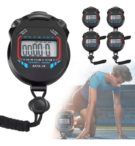 2pzs Cronómetro Digital Y Profesional Para Deporte Correr, Nadar, Atletismo
