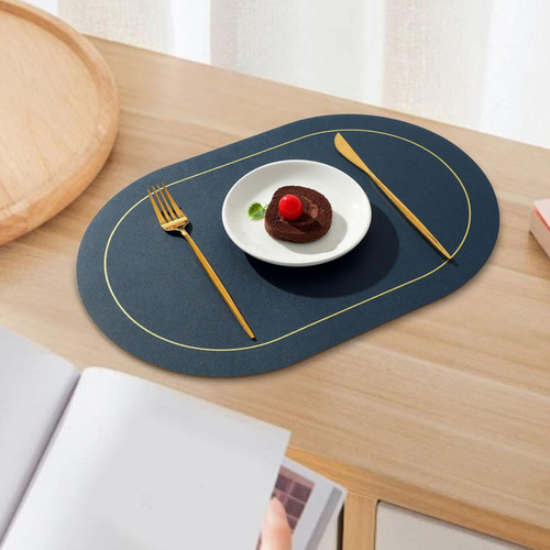 Novos Placemat Oval Para Mesa De Jantar, Esteira De Mesa Do