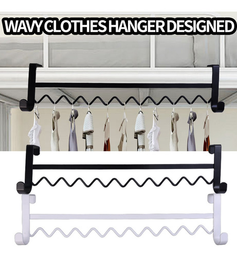 Gancho De Armazenamento De Roupas Estilo Wave Organizador Do