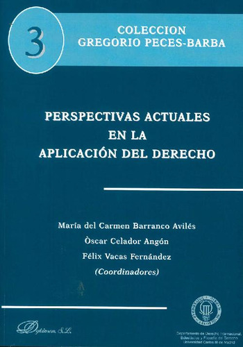 Libro Perspectivas Actuales En La Aplicación Del Derecho De