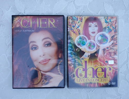 Cher Live In Las Vegas + Concert Lote 2 Dvds Belgrano Envíos