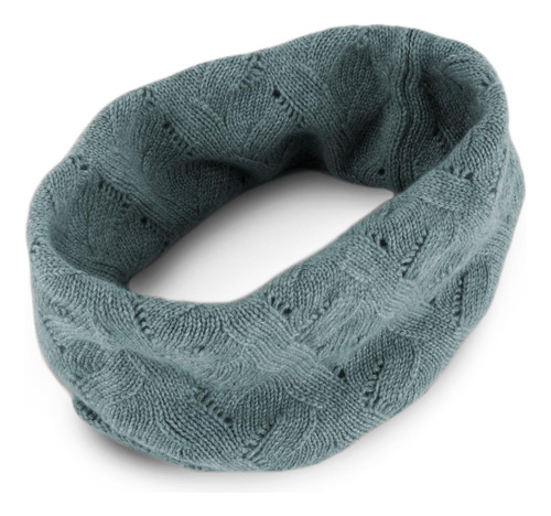 Love Womens 100% Infinity Snood - Gris - Hecho En Escocia Pr