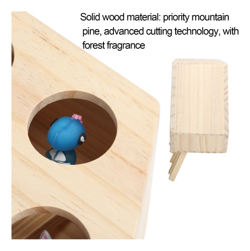 Juguete Para Hámster Pet Hit, De Madera Y Silicona, Interact