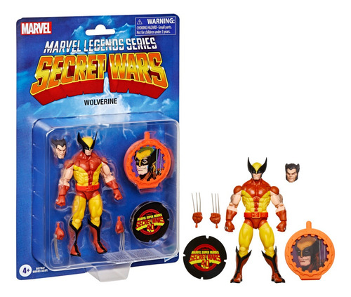Boneco de ação Wolverine da série Marvel Legends