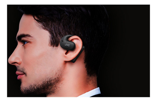 Auriculares Jvc Ha-np35t Gancho Oreja Bluetooth Color Negro