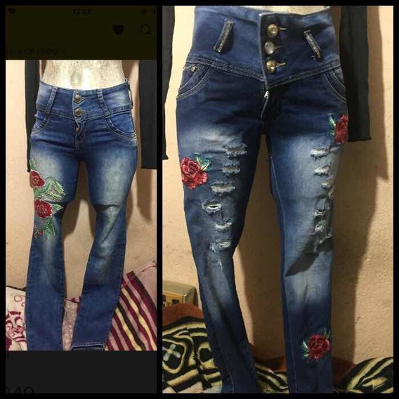 Pantalon Mezclilla Bordado Flores | MercadoLibre ???? Pantalon Mezclilla Bordado Flores | MercadoLibre ????