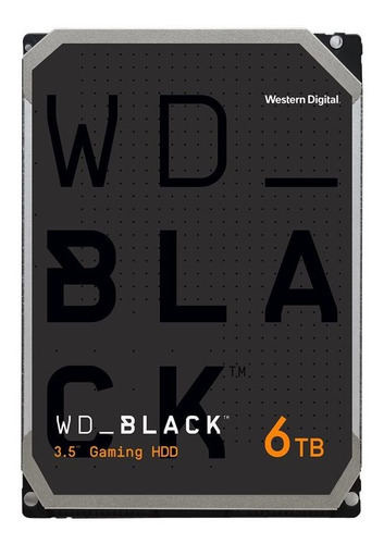 Disco duro interno Western Digital WD Black WD6003FZBX 6TB negro