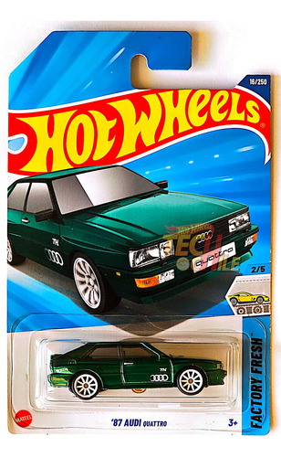 87 Audi Quattro Sth Super Treasure Hunt Hot Wheels Verde