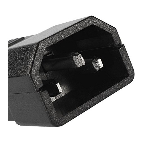1 Par Macho C14 Hembra C13, Adaptador Línea De Toma De...