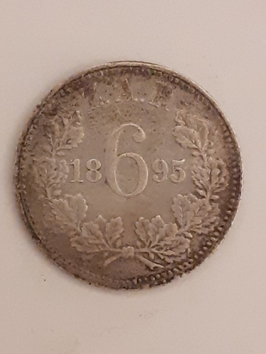 Sudáfrica Moneda De Plata De 1895