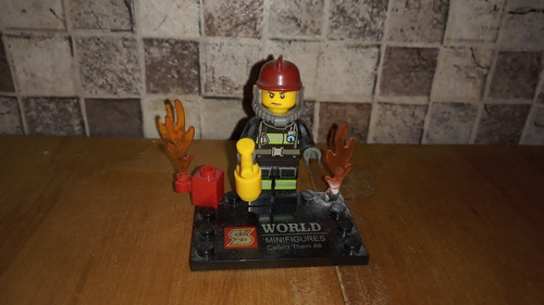 Minifigura Bombero 