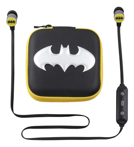 Ekids Batman Auriculares Inalámbricos Bluetooth Y Estuche Y