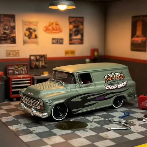 Jada Von Dutch 1:64 57 Chevy Suburban Cinza Fosca | MercadoLivre