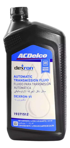 Aceite Transmision Automatica Dexron Sonic Cruze Trax 1l