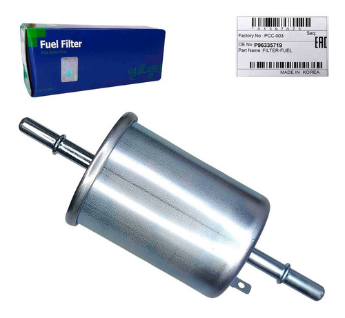 Imagen 3 de 8 de Filtro Gasolina Chevy Confort C2 2006 2007 2008 2009 Orig
