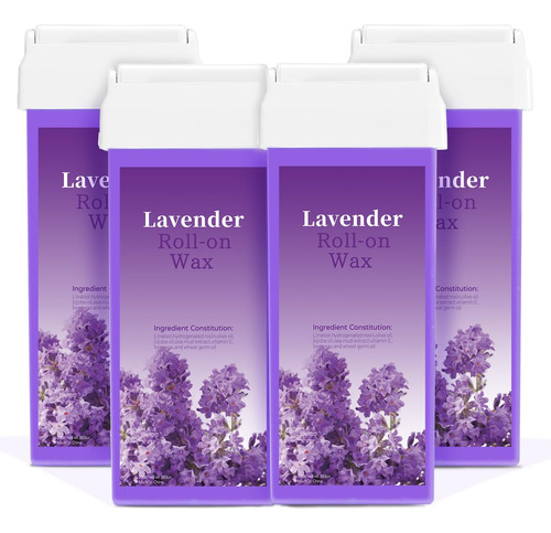 Recambio De Cera Enrollable De Lavanda, Cartucho De Cera De