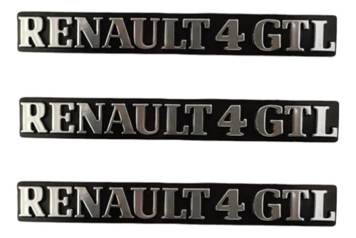 Emblema Logotipo Renault 4 Gtl.
