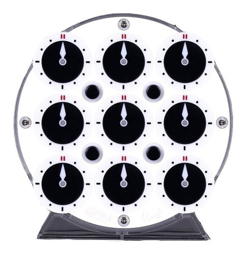 Clock Qiyi Puzzle Reloj Profesional Qiyi Color De La Estructura Blanco