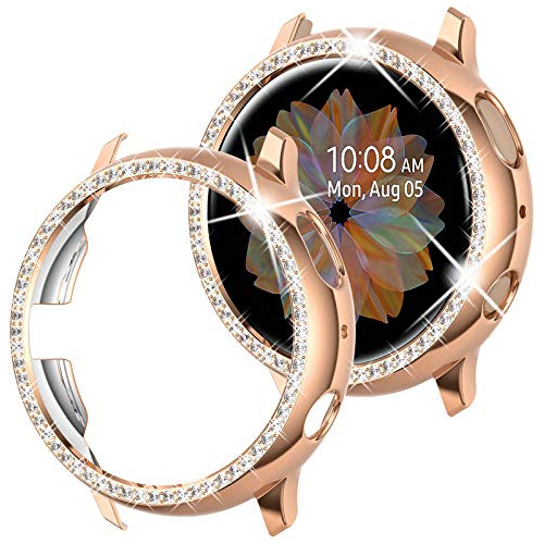 Para Samsung Galaxy Watch Active 2 1.575 in Diseño Cristal