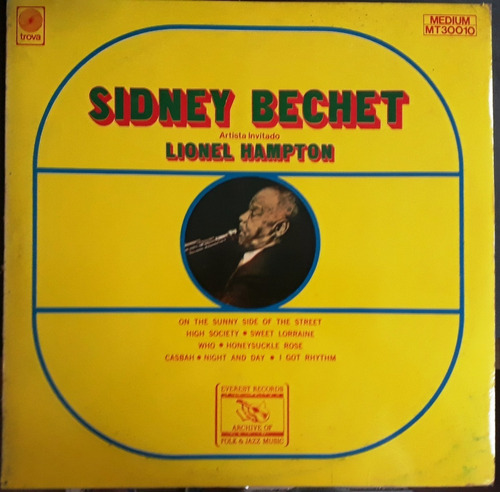 Sidney Bechet Con Lionel Hampton - Vinilo (Usado)