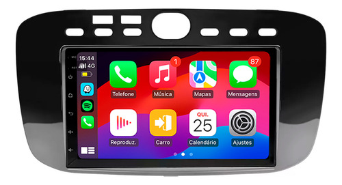 Multimídia Punto 13/17 Qled 7p Android Carplay 2gb 64gb Adak