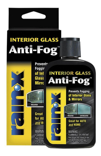 Tratamiento Antiempañante Rain X Vidrios Interior 200ml