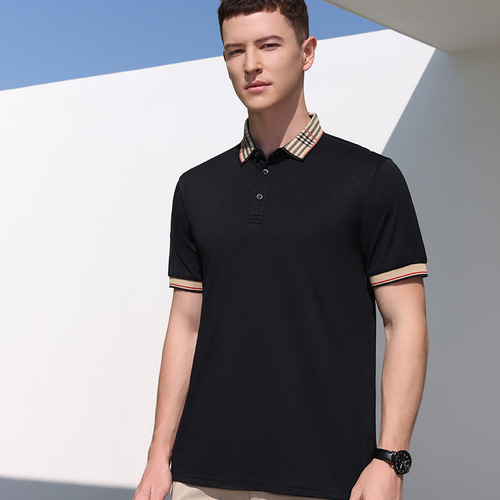 Playera Hombre Tipo Polo Manga Corta Casual Moda Dif Colores